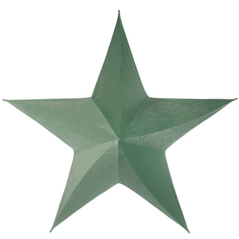 Kerstster fluweel groen 150 cm | Eventbuddies