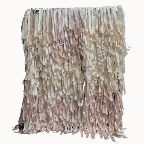 Bruiloft linten backdrop wit/crème | Eventbuddies