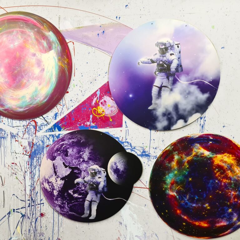 Galaxy wanddecoratie set 6 st | Eventbuddies