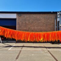 Mega slinger Oranje 10 meter | Eventbuddies