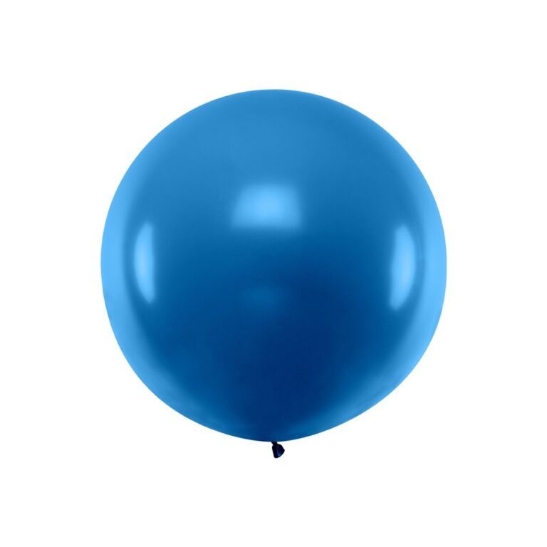 Ballon 1m blauw metallic | Eventbuddies