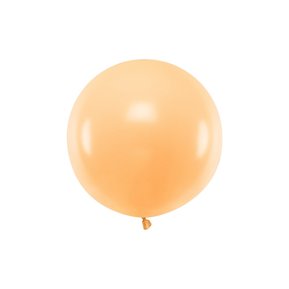 Ballon 1m pastel oranje | Eventbuddie