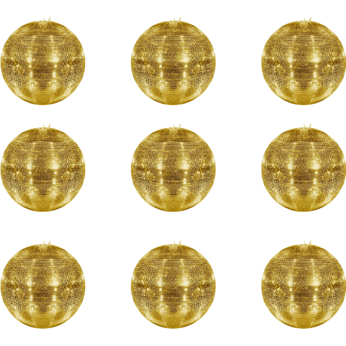 Discoballen set goud
