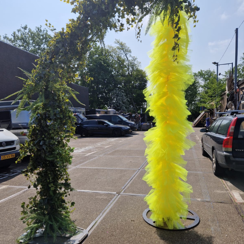Tulle slinger neon geel 5 meter | Eventbuddies