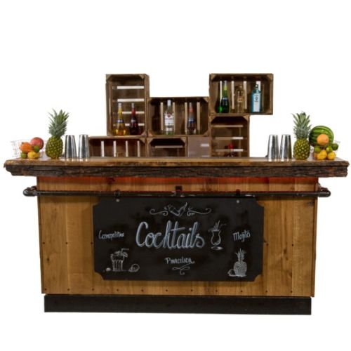 Vintage houten bar