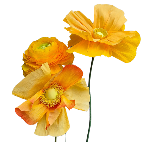 Mega bloemen set geel | Eventbuddies