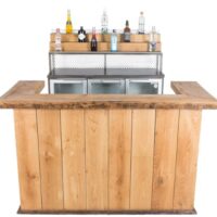 Houten bar 170cm breed