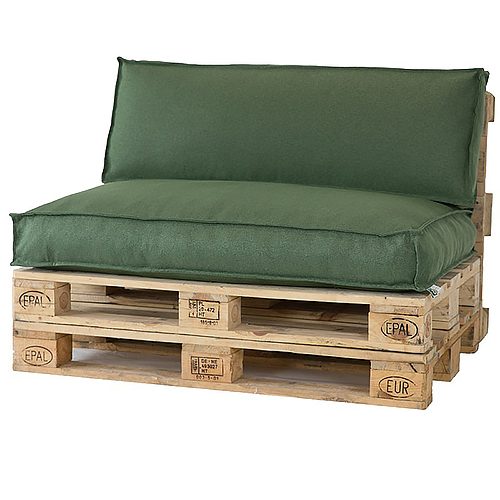 Pallet kussens velvet groen | Eventbuddies