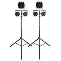 2x duobar led spots met lichteffect stinger met statief | Eventbuddies