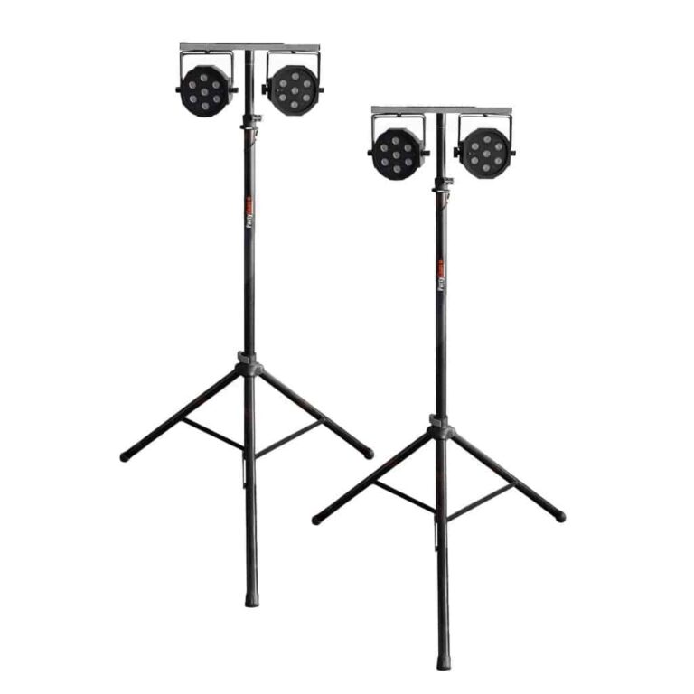 2x duobar led spots met statief | eventbuddies