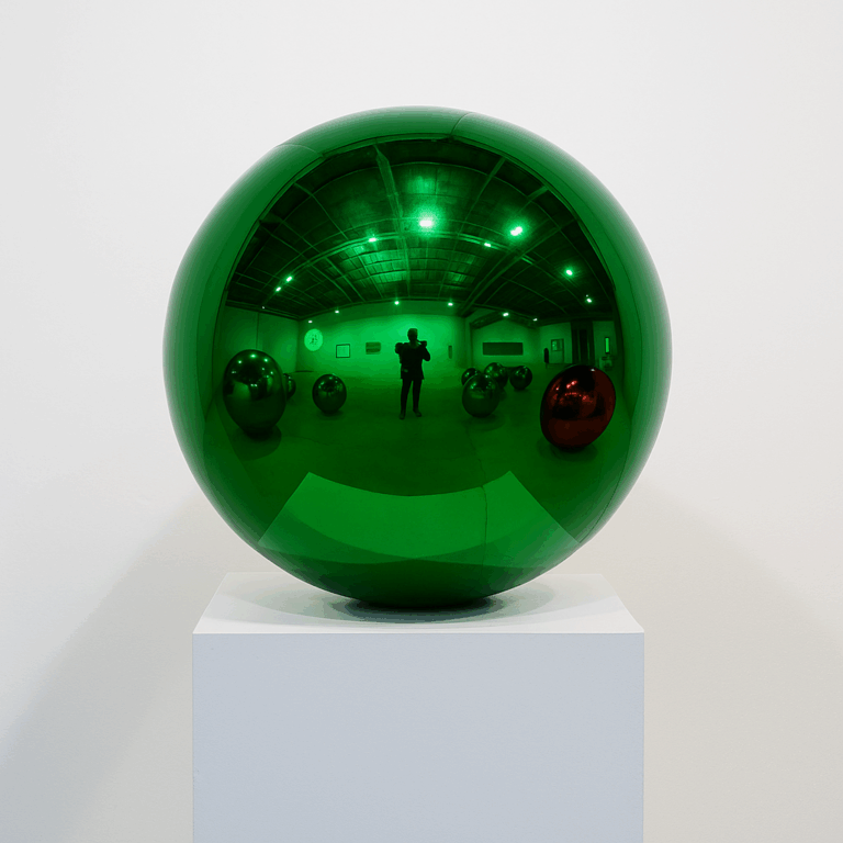 Mega kerstbal groen