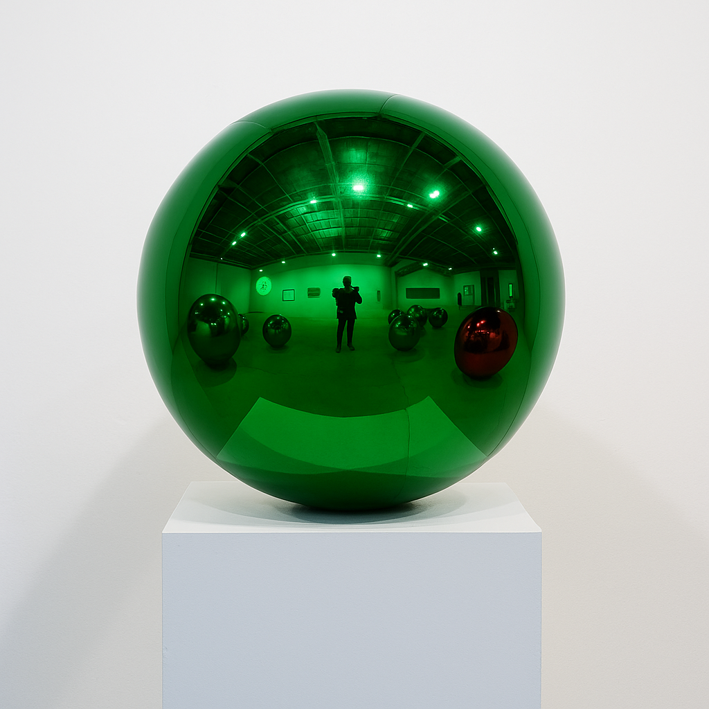 Mega kerstbal groen