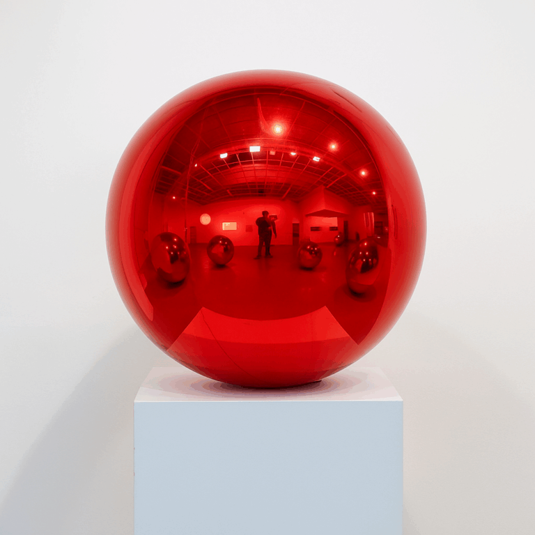 Mega kerstbal rood
