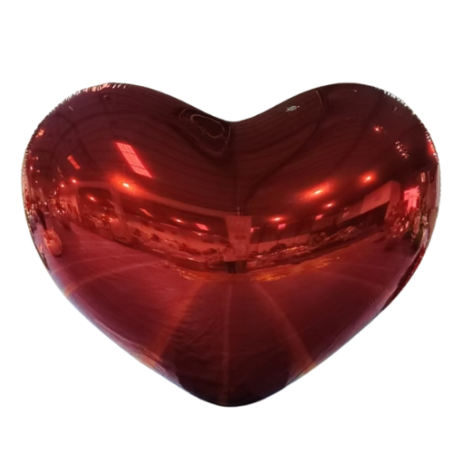 Mega hart rood 150cm opblaasbaar | Eventbuddies