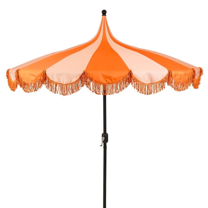 Parasol circus oranje